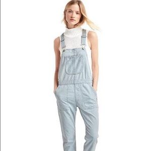 GAP 1969 Slouchy Railroad Stripe Overalls Small